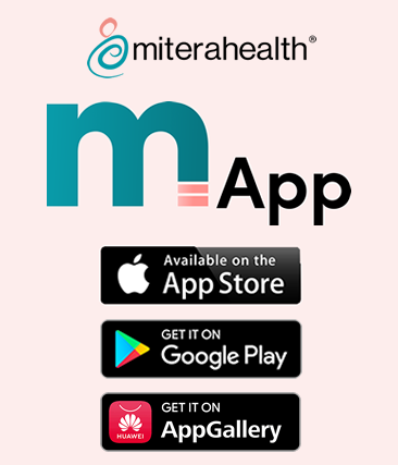 Mitera Health footer MApp showcase